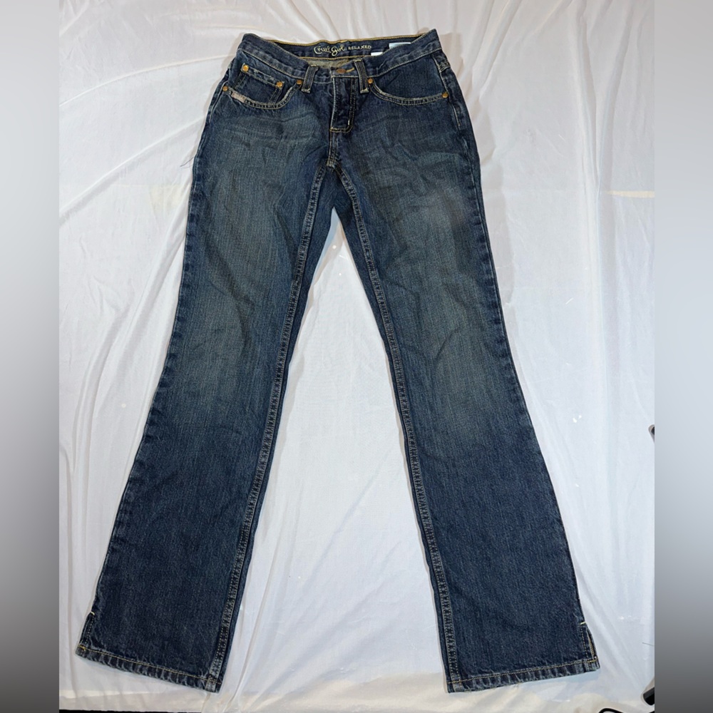 Cruel Girl Dark Blue Boot Cut Jeans
